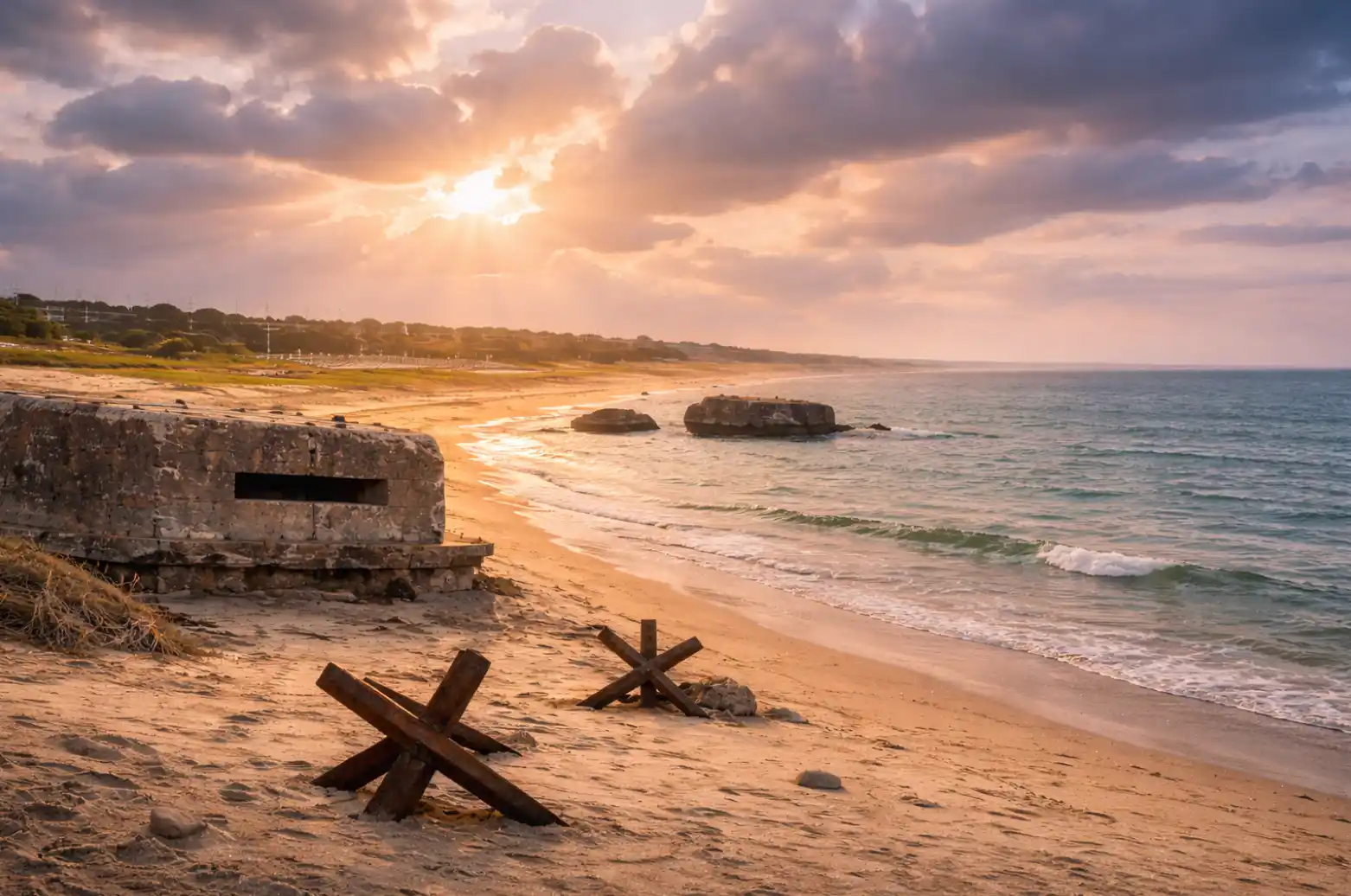 Plage du Débarquement en Normandie