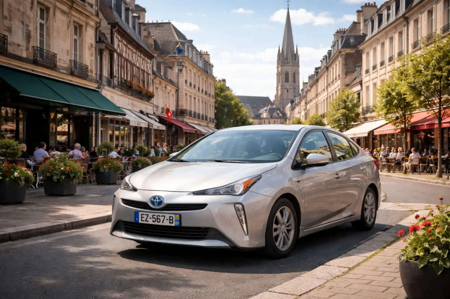 Toyota Prius hybride à Caen